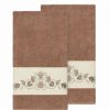 Bed & Bath * | Linum Home Textiles Bella Embellished Bath Towel Tea Rose