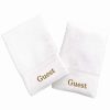 Bed & Bath * | Linum Home Textiles Terry 2-Pk. "Guest" Hand Towels