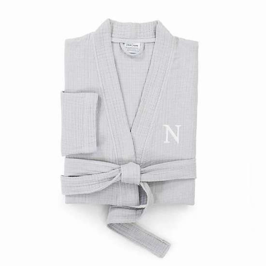 Clothing * | Linum Home Textiles Turkish Cotton Smyrna Personalized Luxury Robe