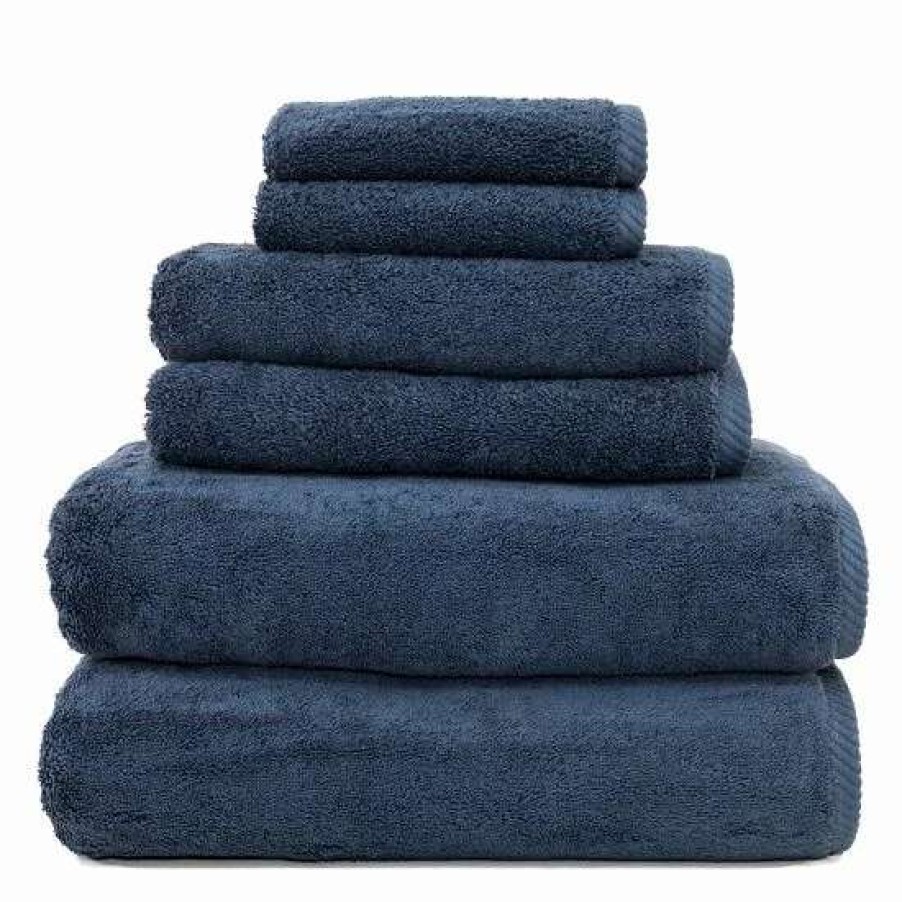 Bed & Bath * | Linum Home Textiles Soft Twist 6-Pc. Bath Towel Set White