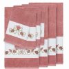 Bed & Bath * | Linum Home Textiles Bella 8-Piece Embellished Bath Towel Set Cream