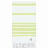 Bed & Bath * | Linum Home Textiles Turkish Cotton Herringbone Personalized Pestemal Beach Towel