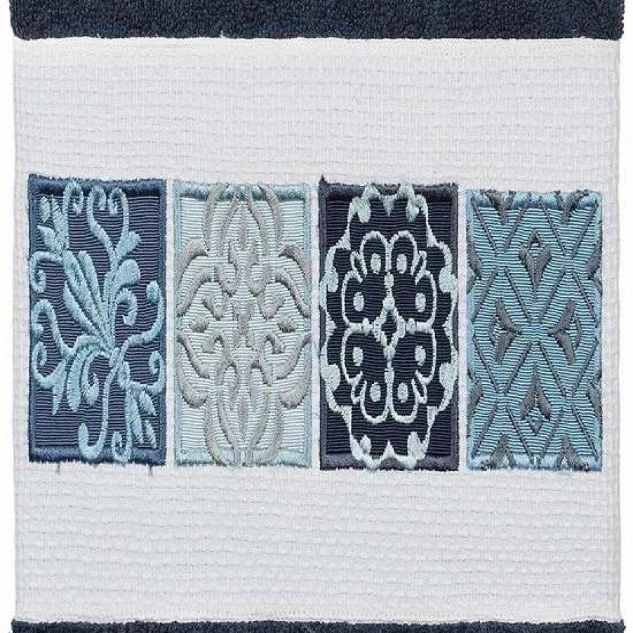 Bed & Bath * | Linum Home Textiles Turkish Cotton Vivian 2-Pack Embellished Bath Towel Set Cream