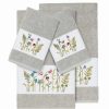 Bed & Bath * | Linum Home Textiles 4-Piece Serenity Embellished Bath Towel Set Latte