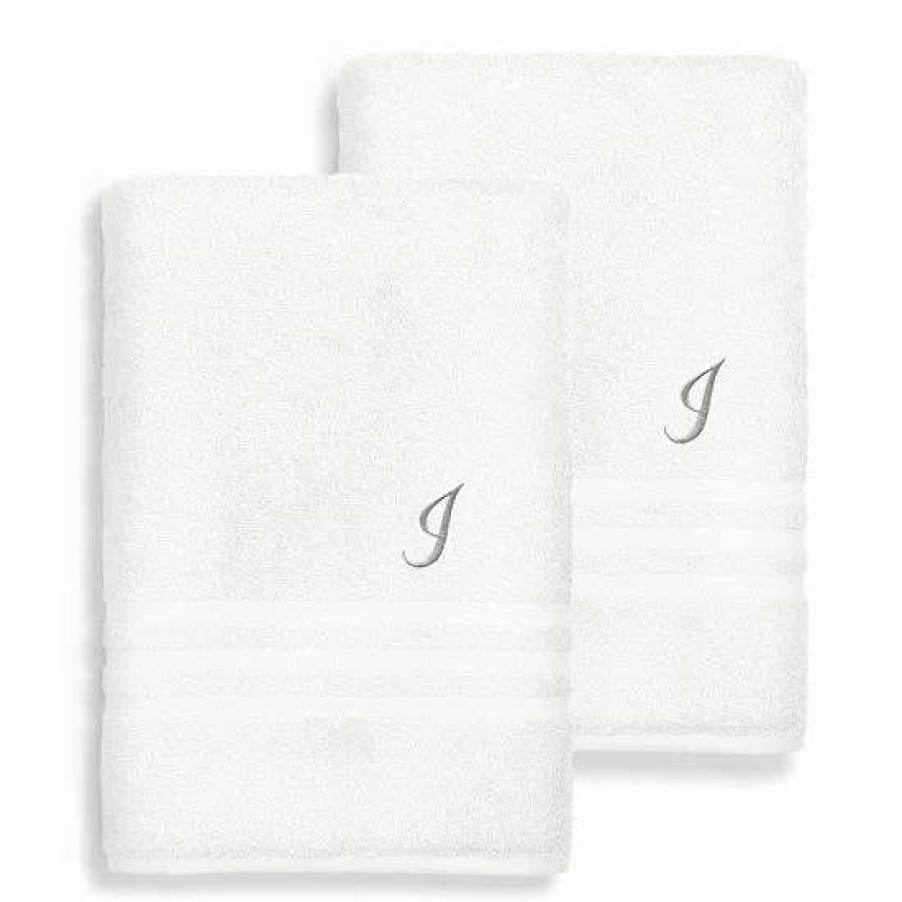 Bed & Bath * | Linum Home Textiles Turkish Cotton Denzi 2-Piece Personalized Bath Sheet Set