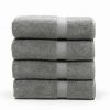 Bed & Bath * | Linum Home Textiles 4-Pack Turkish Cotton Sinemis Terry Bath Towel Set Navy