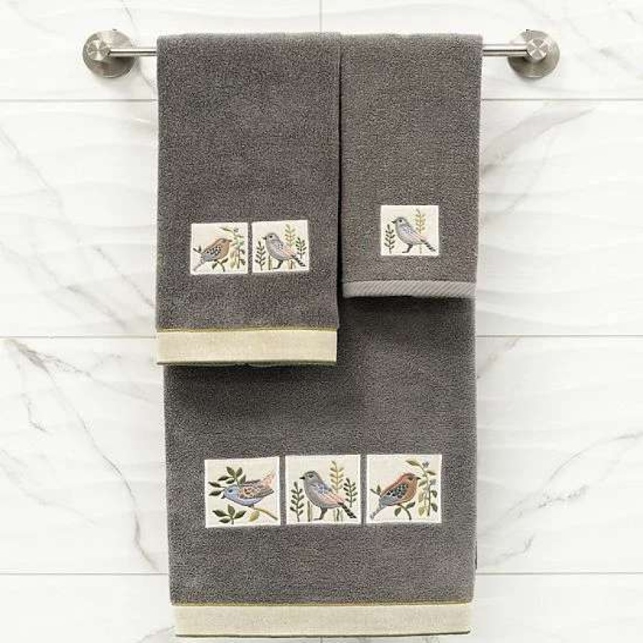 Bed & Bath * | Linum Home Textiles Turkish Cotton Belinda 2-Piece Embellished Bath Towel Set Cocoa