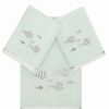 Bed & Bath * | Linum Home Textiles Turkish Cotton Figi 3-Piece Embellished Towel Set Charcoal