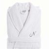 Bed & Bath * | Linum Home Textiles Turkish Cotton Personalized Unisex Terry Bathrobe