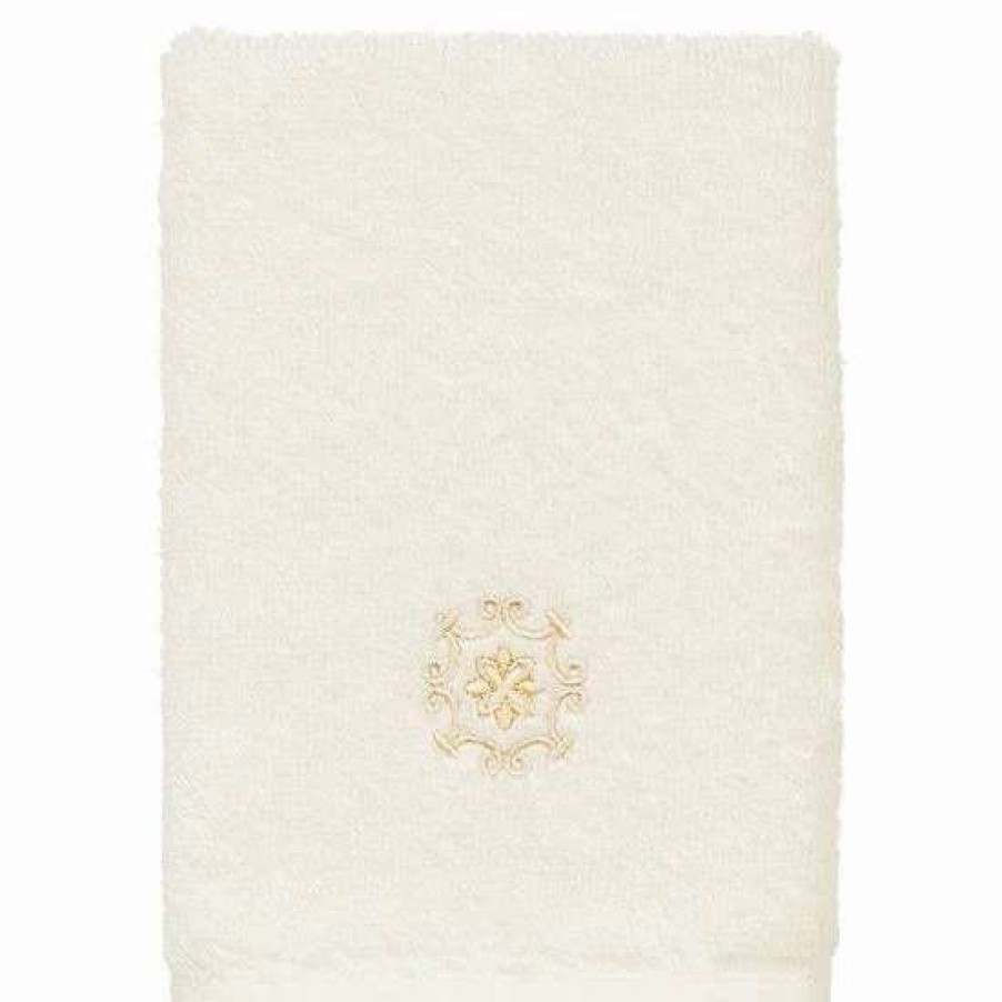 Bed & Bath * | Linum Home Textiles Turkish Cotton Alyssa 3-Piece Embellished Towel Set Latte