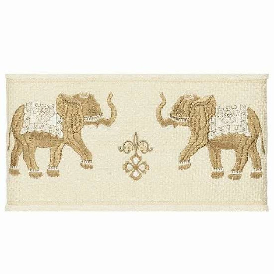 Bed & Bath * | Linum Home Textiles 3-Piece Turkish Cotton Quinn Embellished Towel Set Cream