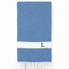 Bed & Bath * | Linum Home Textiles Turkish Cotton Diamond Personalized Pestemal Beach Towel