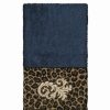 Bed & Bath * | Linum Home Textiles Turkish Cotton April Embellished Hand Towel Dark Gray