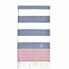 Bed & Bath * | Linum Home Textiles Turkish Cotton Patriotic Personalized Pestemal Beach Towel