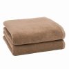 Bed & Bath * | Linum Home Textiles 2-Piece Turkish Cotton Ediree Bath Towel Set Charcoal