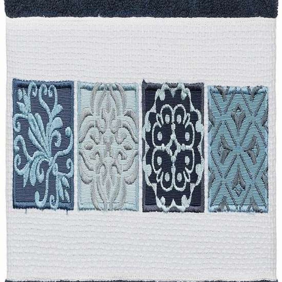 Bed & Bath * | Linum Home Textiles Turkish Cotton Vivian Embellished Bath Towel Cream