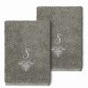 Bed & Bath * | Linum Home Textiles Turkish Cotton Monica 2-Packembellished Washcloth Set