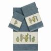 Bed & Bath * | Linum Home Textiles Turkish Cotton Mila Embellished Towel Set Cream