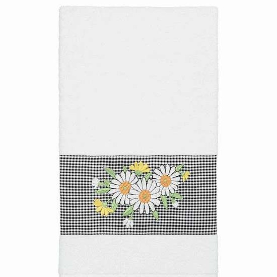 Bed & Bath * | Linum Home Textiles Turkish Cotton Daisy 3-Piece Embellished Towel Set Latte