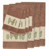 Bed & Bath * | Linum Home Textiles Turkish Cotton Mila 8-Piece Embellished Towel Set Teal