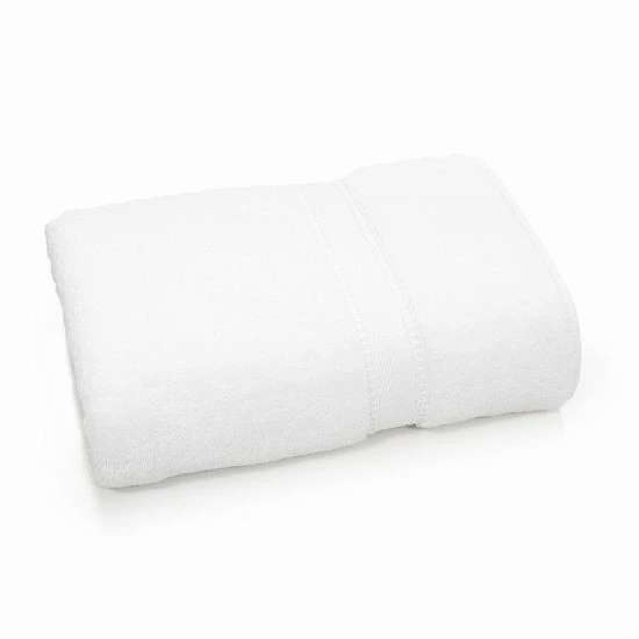 Bed & Bath * | Linum Home Textiles Turkish Cotton Sinemis Terry Bath Towel White