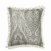 Home Decor * | Linum Home Textiles Anchor Decorative Square Throw Pillow Cover Gray