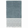 Bed & Bath * | Linum Home Textiles Turkish Cotton Arian Cream Lace Embellished Bath Towel