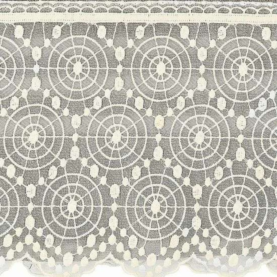 Bed & Bath * | Linum Home Textiles Turkish Cotton Arian Cream Lace Embellished Bath Towel