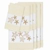 Bed & Bath * | Linum Home Textiles 8-Piece Lydia Embellished Bath Towel Set Latte