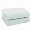 Bed & Bath * | Linum Home Textiles 2-Piece Turkish Cotton Ediree Hand Towel Set Aqua