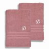 Bed & Bath * | Linum Home Textiles Turkish Cotton Denzi 2-Piece Personalized Bath Sheet Set