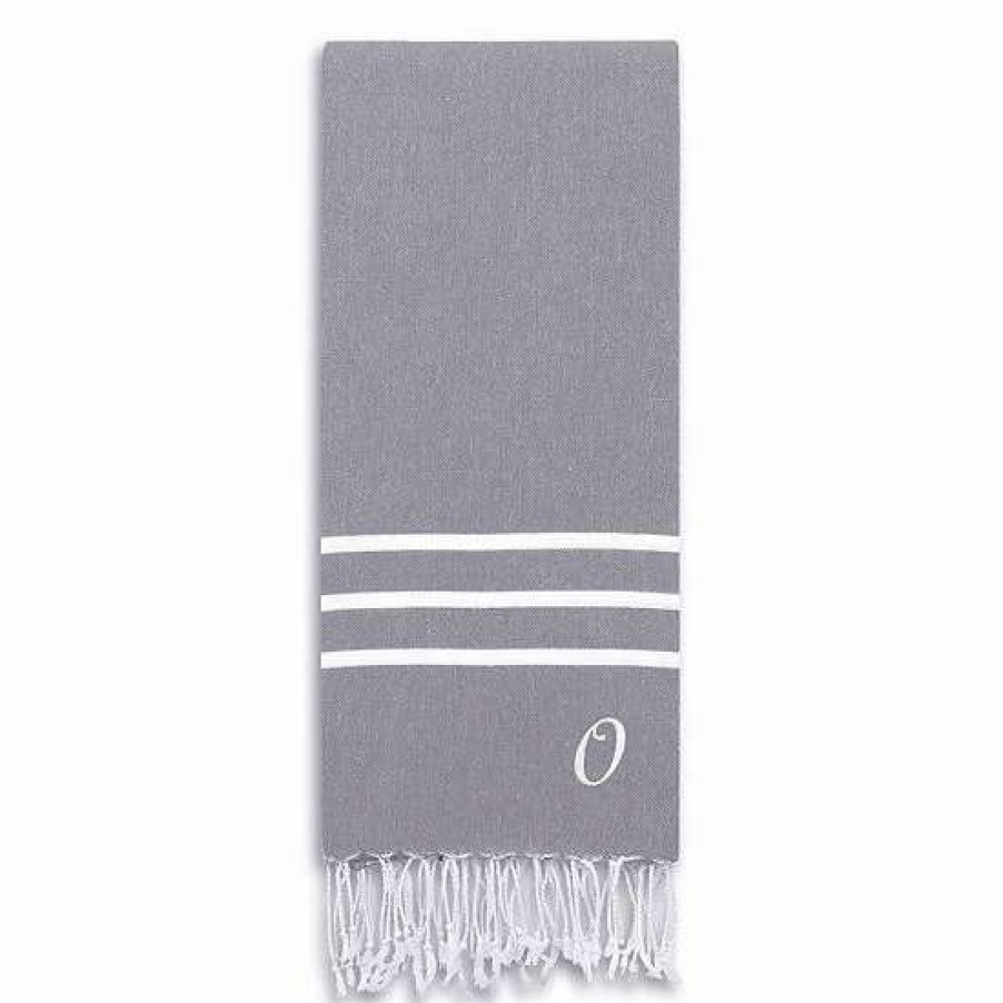 Bed & Bath * | Linum Home Textiles Turkish Cotton Alara Personalized Pestemal Beach Towel