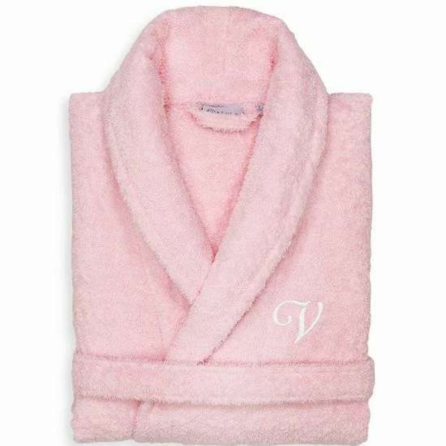 Bed & Bath * | Linum Home Textiles Turkish Cotton Personalized Terry Bathrobe