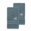 Bed & Bath * | Linum Home Textiles Turkish Cotton 2-Piece Personalized Denzi Hand Towel Set