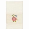 Bed & Bath * | Linum Home Textiles Turkish Cotton Rebecca Embellished Hand Towel Set Teal