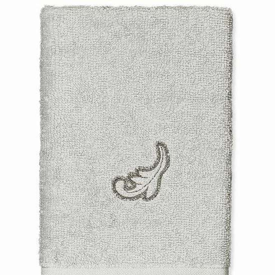 Bed & Bath * | Linum Home Textiles Turkish Cotton April 3-Piece Embellished Bath Towel Set Dark Gray