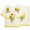 Bed & Bath * | Linum Home Textiles Turkish Cotton Girasol 4-Piece Embellished Towel Set Blush