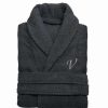 Clothing * | Linum Home Textiles Turkish Cotton Personalized Herringbone Weave Bathrobe