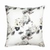 Home Decor * | Linum Home Textiles Morning Glories Decorative Square Throw Pillow Cover Grey Multi