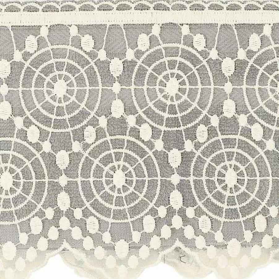 Bed & Bath * | Linum Home Textiles Turkish Cotton Arian Cream Lace Embellished Hand Towel