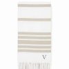 Bed & Bath * | Linum Home Textiles Turkish Cotton Herringbone Personalized Pestemal Beach Towel