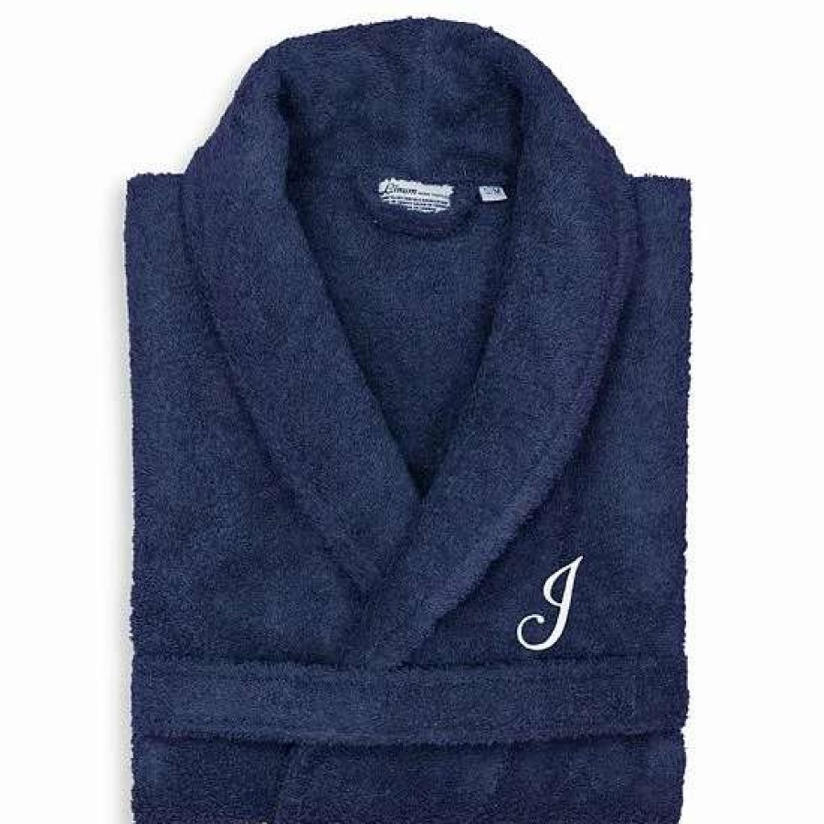 Bed & Bath * | Linum Home Textiles Turkish Cotton Personalized Terry Bathrobe