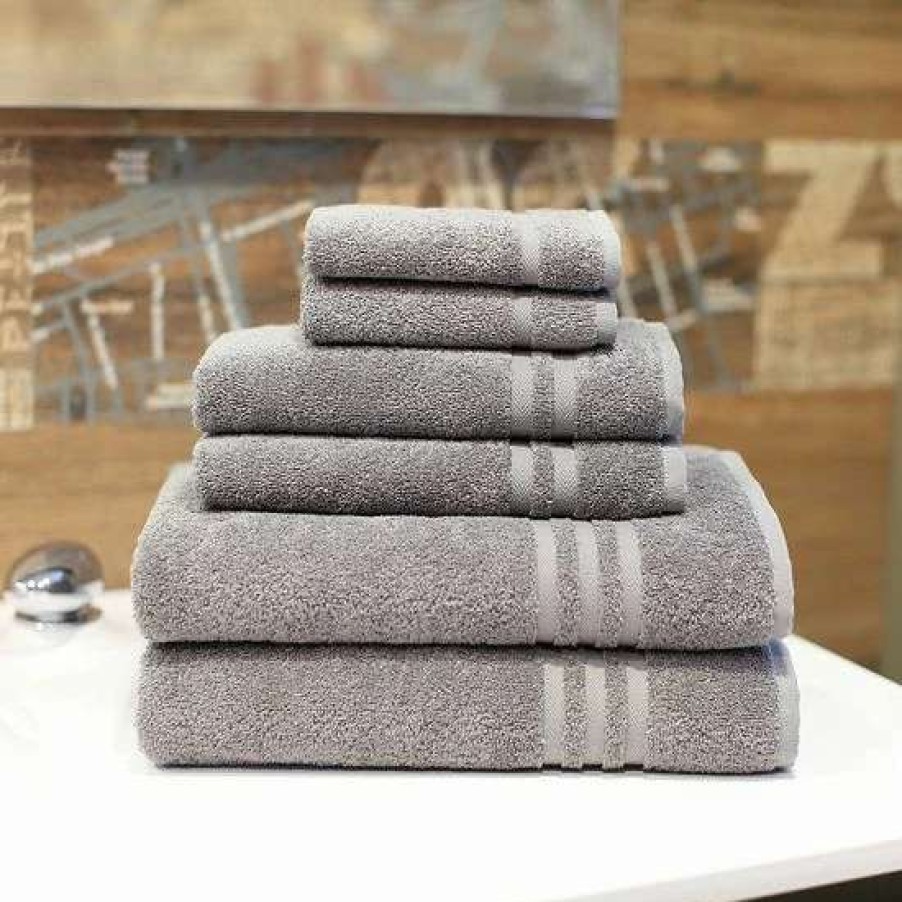 Bed & Bath * | Linum Home Textiles 6-Piece Denzi Bath Towel Set