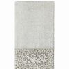 Bed & Bath * | Linum Home Textiles Turkish Cotton April Embellished Bath Towel Dark Gray