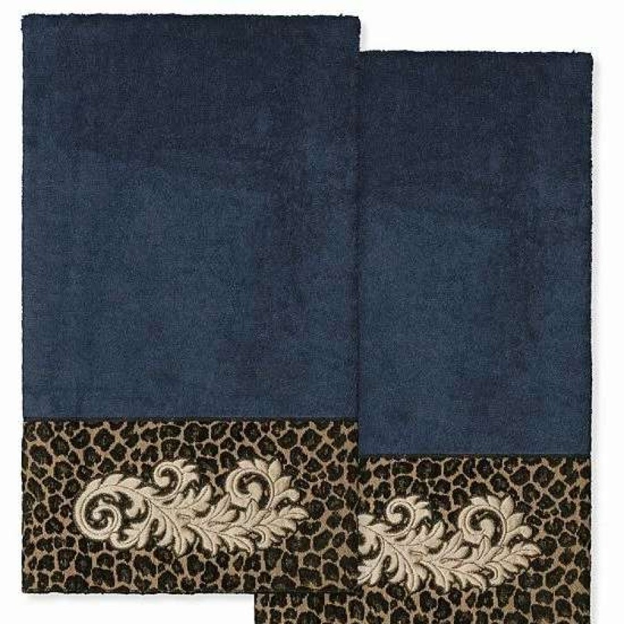 Bed & Bath * | Linum Home Textiles Turkish Cotton April 2-Piece Embellished Bath Towel Set Latte