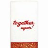 Bed & Bath * | Linum Home Textiles Christmas Together Again Embroidered Hand Towel Sand