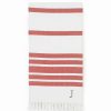 Bed & Bath * | Linum Home Textiles Turkish Cotton Herringbone Personalized Pestemal Beach Towel