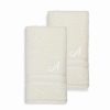 Bed & Bath * | Linum Home Textiles Turkish Cotton Denzi 2-Piece Personalized Hand Towel Set