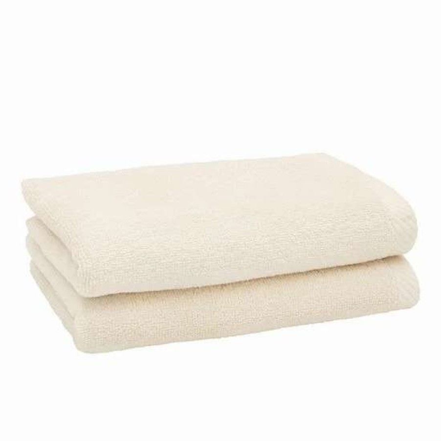 Bed & Bath * | Linum Home Textiles 2-Piece Turkish Cotton Ediree Fingertip Towel Set Beige