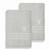 Bed & Bath * | Linum Home Textiles Turkish Cotton Denzi 2-Piece Personalized Bath Towel Set